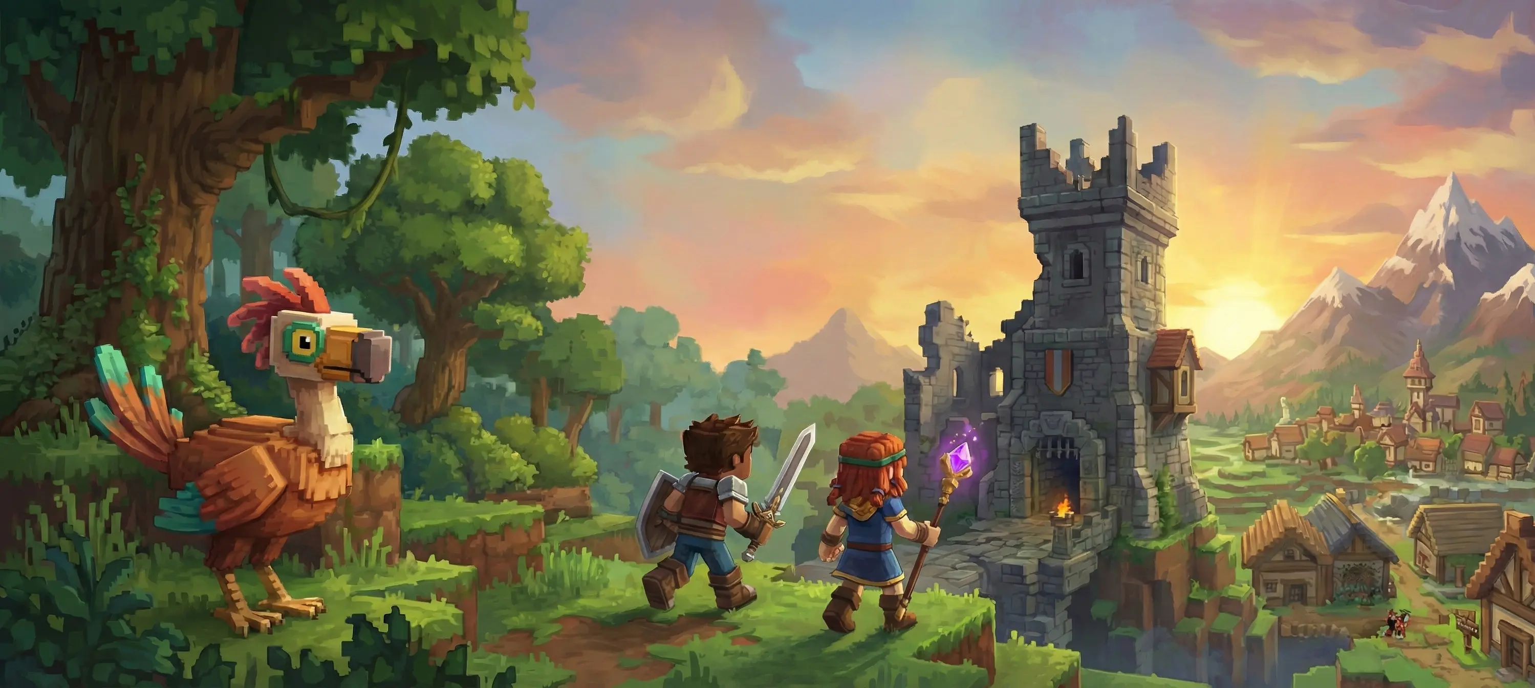 Server Hytale website background image